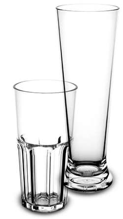 Verre transparent incassable et personnalisable | RBDRINKS®